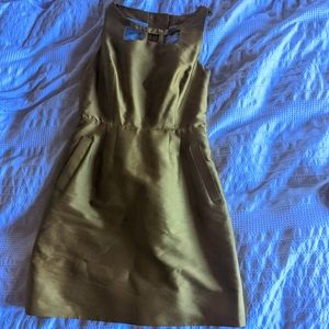 Maeve Anthropologie Gold Sleeveless Dress
